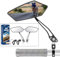 Fahrradspiegel für Lenker [Set] Große HD Echtglas Fahrrad Spiegel, 360° Drehbar Einklappbar Rückspiegel, Schlagfestes & Langlebig, Mit Inbusschlüssel, für Fahrrad, E Bike, EScooter