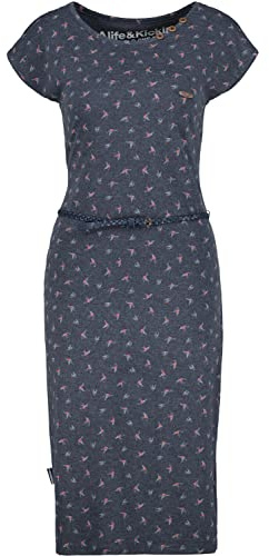 alife & Kickin and Kickin Damen MelliAK Dress Jerseykleid Kleid, Marine, XS
