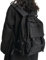 XKUN Schulrucksack Backpacks Studenten Rucksack Großer Kapazitätsbutton -Reisetasche Solid Einfache Harajuku Chic Fashion Retro Unisex-Black