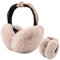Damen Ohrenschützer Winter Warmer Plüsch Ohrenwärmer Mädchen Klassische Ohrschützer für Kaltes Wetter Freesize (Aprikose)