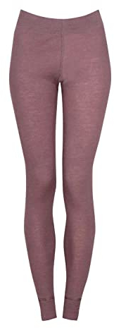 Dilling Damen Leggings aus Merinowolle - Fuchsia 40