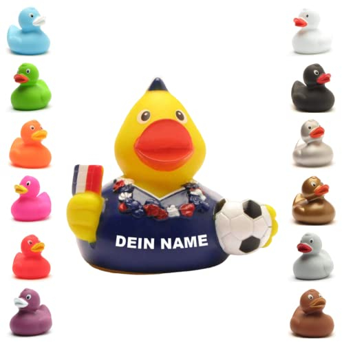 Badeente - personalisierbar (Frankreich Fan Ente)