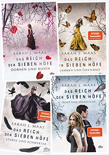 Dornen und Rosen, Flammen und Finsternis, Sterne und Schwerter, Frost und Mondlicht von Sarah J. Maas (dtv Verlag)