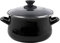 Olla black tapa vidrio 16 cm
