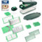Genius Nicer Dicer Exclusive | Set 15-tlg. - Gemüseschneider, Würfel, Streifen, Scheiben inkl Auffangbehälter, Salatschneider