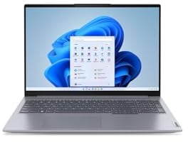 Lenovo Thinkbook 16 Gen 6 - Ordenador Portátil 16 WQXGA | Intel Core i5-1335U | 8GB RAM | 256GB SSD | Intel UHD Graphics | Windows 11 Pro | 1 AÑO ONSITE + ADP | Gris | Teclado QWERTY Español