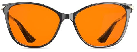 Bloomoak-99% Blue Light Blocking Glasses-Oversized Cat Eye Frames for women-Computer Glasses-Improve Sleep-Suitable for Screens, TVs