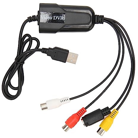 Carte De Capture Vidéo RCA Vers USB, Convertisseur De Périphérique o, Mini VHS DV VCR Hi8 DVD Vers Convertisseur Numérique Pour Mac, PC