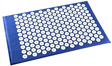 DUnLap Massagekissen Akupressur lindert zurück Körperschmerzen Spike MAT Massagegerät (Appro.62 * 38 cm) Kissen Akupunktur Yoga Massage Matte/Kissen Massagekissen (Size : Blue mat)