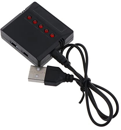 Chargeur de batterie 3,7 V 1800 mAh pour drone KY601S SYMA X5S X5C X5SC X5SH X5SW H5P Pièces de rechange 5 en 1 pour drone multi-chargeur
