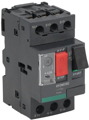 Moteur de Disjoncteur de Moteur 690 V 4 à 6,3 A, Réglage du Cadran, Moteur Magnétique Thermique, Interrupteur de sécurité, Moteur pour Usine D'appareils électroménagers