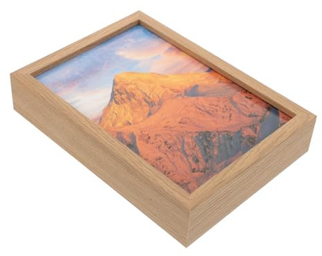 PRETYZOOM Cornice Per Foto Con Scomparto Segreto in Legno Per Conservare Contanti E Foto Scatola Espositiva Per La Casa