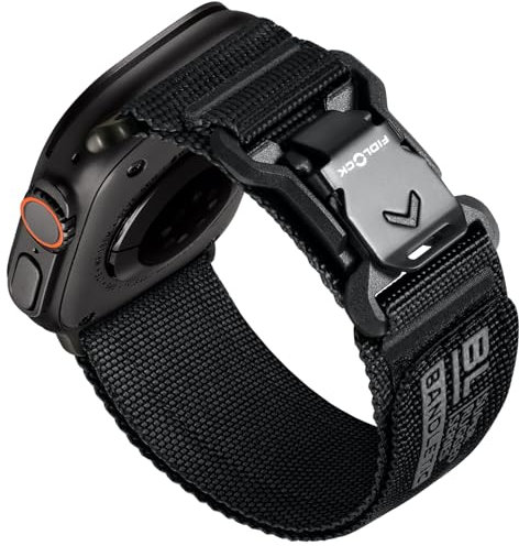 Bandletic Compatible con Correa Apple Watch Ultra 2/Ultra - Nylon Suave Transpirable Duradera con Hebilla Magnética para Apple Watch Series 10 46mm, 9/8/7 45mm, SE2/SE 6/5/4 44mm, 3/2/1 42mm