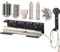Hair Dryer Holder for Shark Flex Style, Wall Mount, Compatible with Shark FlexStyle, Curling Iron Organiser, Rack with Cord Hanger for Accessories, Curlers, Brushes, Diffuser and Attachments