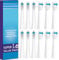 12 Stück Aufsteckbürsten kompatibel mit Oral B Pulsonic Elektrischen Zahnbürste,Gum Care Ersatzbürstenköpfe kompatibel mit Pulsonic Slim Clean 2000/Slim Luxe 4500,Medium Aufsteckbürsten