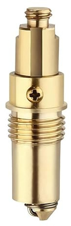 Basin Pop Up Click Clack Slotted Plug Bolt Assembly - Pop-up brass plug bolt for washbasin, Spring-Loaded Core for Click-Action Sink Plug, Fits Most Bathroom Bathtub Sink Drain Stopper (1PCS)
