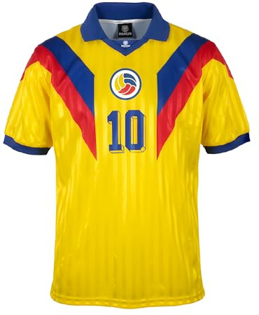 MAMUN Retro Fussball Trikot Kolumbien Größe L