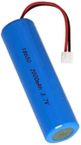 Batterie Rechargeable Lithium-ION 18650 3.7V avec Connecteur XH2.54, 2000mAh, Batterie de Remplacement