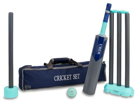 Crazy Cricket Set - Mini - Bat Size 2 - Kwik, Quick, Beach, Park Games, Fun, Outdoor (Mini)
