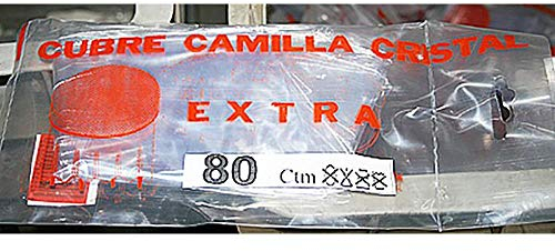 Tecnicos Especialistas Del Plastico 1.00 - Cubre camilla mesa 100cm cristal con vivo pl teplas