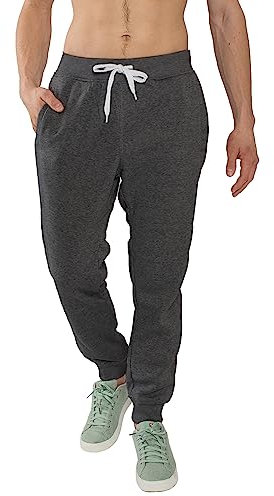 Southpole Kint Pants Pantaloni da Tuta, heathercharcoal, M Uomo