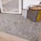 The Rug House Vancouver Silber-Grauer, weicher, einfach zu reinigender Shaggy-Wohnzimmer-Teppich 80cm x 150cm (2' x 3'7)