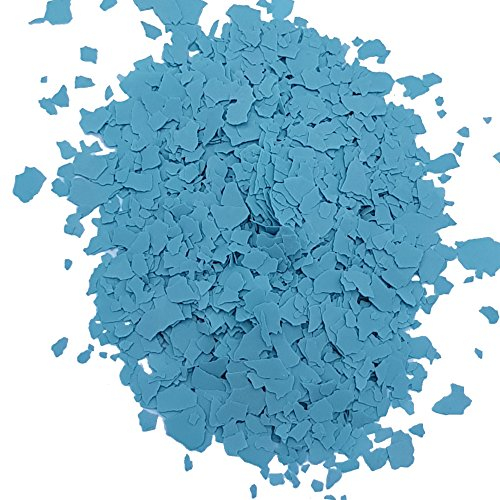 WO-WE Farbchips für Epoxidharz Bodenbeschichtung Bodenfarbe Colorchips Blau - 1Kg