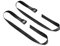 PowerTye 3,8 cm x 1,2 m Special Edition Heavy Duty Zurrgurt Made in USA mit robuster schwarzer Schnalle, Schwarz, 2er-Pack (SE)