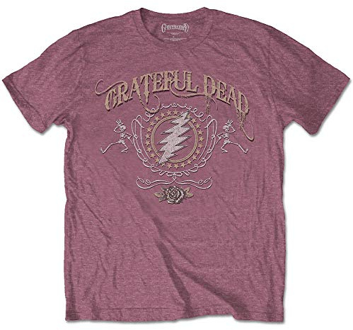 Grateful Dead Band Monkey Unisex T-Shirt Bolt Wine (Medium)