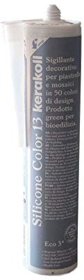 KERAKOLL SILICONE COLOR - 13 Cartuccia da 310 ml di sigillante decorativo per piastrelle e mosaici