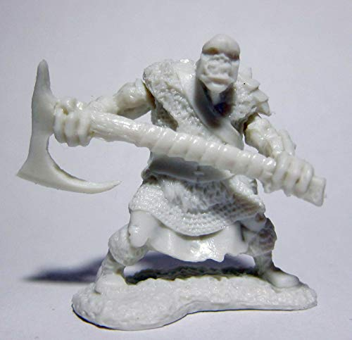 Pechetruite 1 x ORC CHOPPER 2H AXE - Reaper Bones miniature role playing and war game - 77431