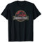 Jurassic Park Classic Retro Red Distressed Logo T-Shirt