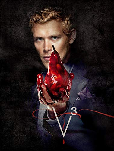 Xojbid 5d Diamond Painting Kit für Erwachsene und Kinder, The Vampire Diaries Classic Movie, DIY Volldiamant Strass Stickerei Kreuzstich Dekoration Kunsthandwerk (Square40x50cm)