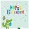 20 Servietten Geburtstag mit Krokodil | Kinder | Tischdeko 33x33cm
