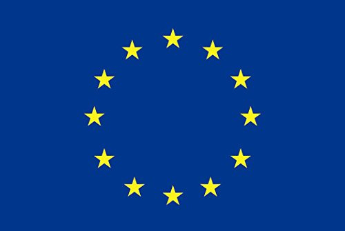 U24 Flagge Fahne Europa Bootsflagge Premiumqualität 20 x 30 cm