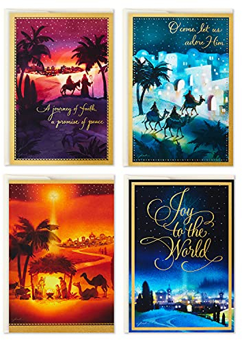 Hallmark Weihnachtskarten-Sortiment, Weihnachtskrippe (40 Karten und Umschläge)