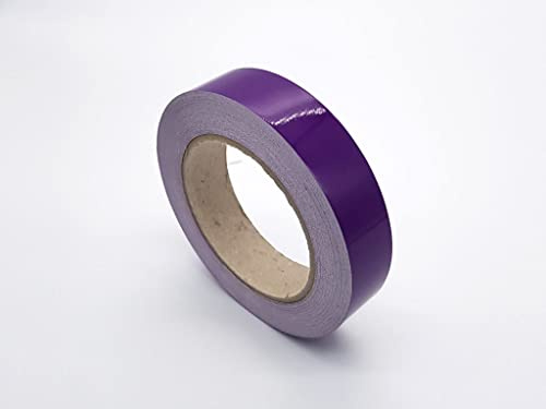 Orafol - Oracal 651 25 mm x 25 m (Laufmeter) Violett Glänzend Autofolie Möbelfolie - Selbstklebend, Autofolie/Möbelfolie/Küchenfolie (25mm x 25m, Violett)