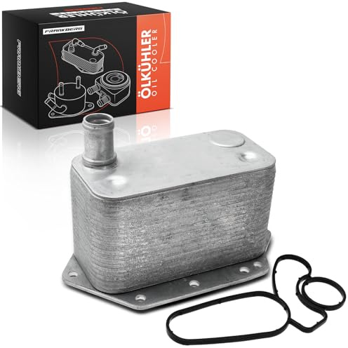 Frankberg Enfriador de aceite aceite de motor | Compatible con: Serie 6 Convertible E64, Serie 3 E46, Serie 3 Convertible E46, Serie 3 Coupé E46, Serie 3 Touring E91