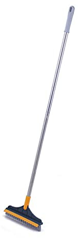 Cepillo de limpieza 2 en 1, 120 grados, fregador giratorio, cepillos para suelo, fregado ajustable, hogar, baño, cocina