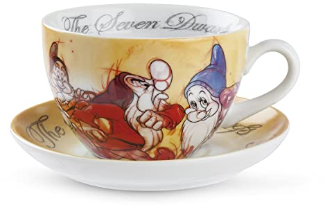 Egan Frühstückstasse mit Untertasse 7 Zwerge Disney ML 500, 133006