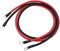 revolt Auto-Batterie-Kabel: 2er-Set Batteriekabel, je 100 cm, 16 mm², rot/schwarz (Kabel für Strom, Batteriewechselrichterkabel, Akku Ladegerät)