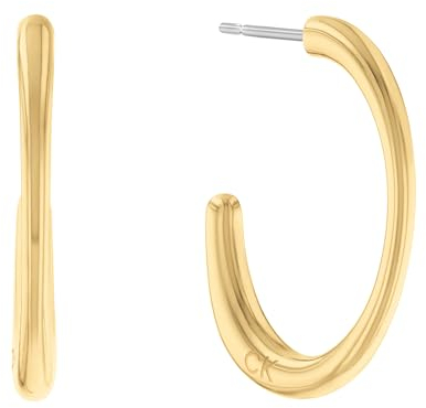 Calvin Klein Creolen für Damen Kollektion PLAYFUL ORGANIC SHAPES Gelbgold - 35000347