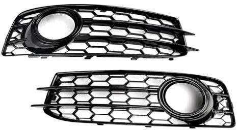 Mad Hornets Griglia per paraurti anteriore a nido d'ape per fendinebbia Audi A3 8P S-Line 2009-2012