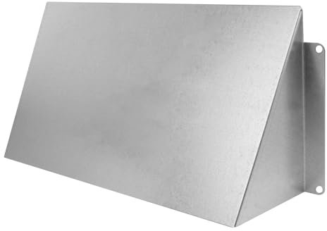 Wetterschutzhaube verzinkter Stahl 250 x 120 mm verzinkt