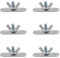 YHXiXi 6PCS Adjustable Sliding AC Vent Kit Butterfly Shaped Screws Portable Air Conditioner Window Kit Accessories Parts Screws and Nuts AC Window Seal Kit Portable Air Conditioner Sliding Window Kit
