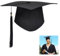 Miayical Bachelor Hut Unisex, Absolventenhut, Doktorhut Graduation Cap, Verstellbar Bachelor Abschluss Hut, für Abschlussfeiern vom Studium, Universität, Hochschule, Abitur