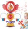 Nankoyal Jouets à Ventouse,Hochet pour - Chaise Haute Ventouse hochet Jouets de Dentition Plateau de développement sensoriel Jouet Nouveau-né Cadeaux pour Les 6 Mois et Plus