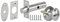 HANDLEZONE® Mortice Security Door Bolt, 60mm Silver Rack Bolt, with Satin Chrome Oval Thumbturn