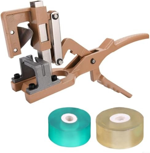 Professionelles großes Veredelungswerkzeug,Multifunktionale Veredelungsschere,Obstbaum Veredelungsschere Ratschenschere Set mit 2 Pfropfbändern für Gartenobstbäume Veredelungsschere