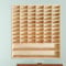 Wooden Diecast Car Display Rack 1:64 Car Model Storage Box Wall Hanging Unit Souvenir Organiser for Home Craft Office Kitchen, 62 Grid